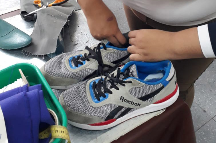 Reebok Upcycled Flags turned into Ecoproducts