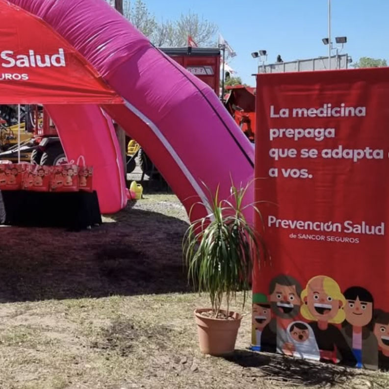Sancor Seguros Upcycled Flags turned into Ecoproducts