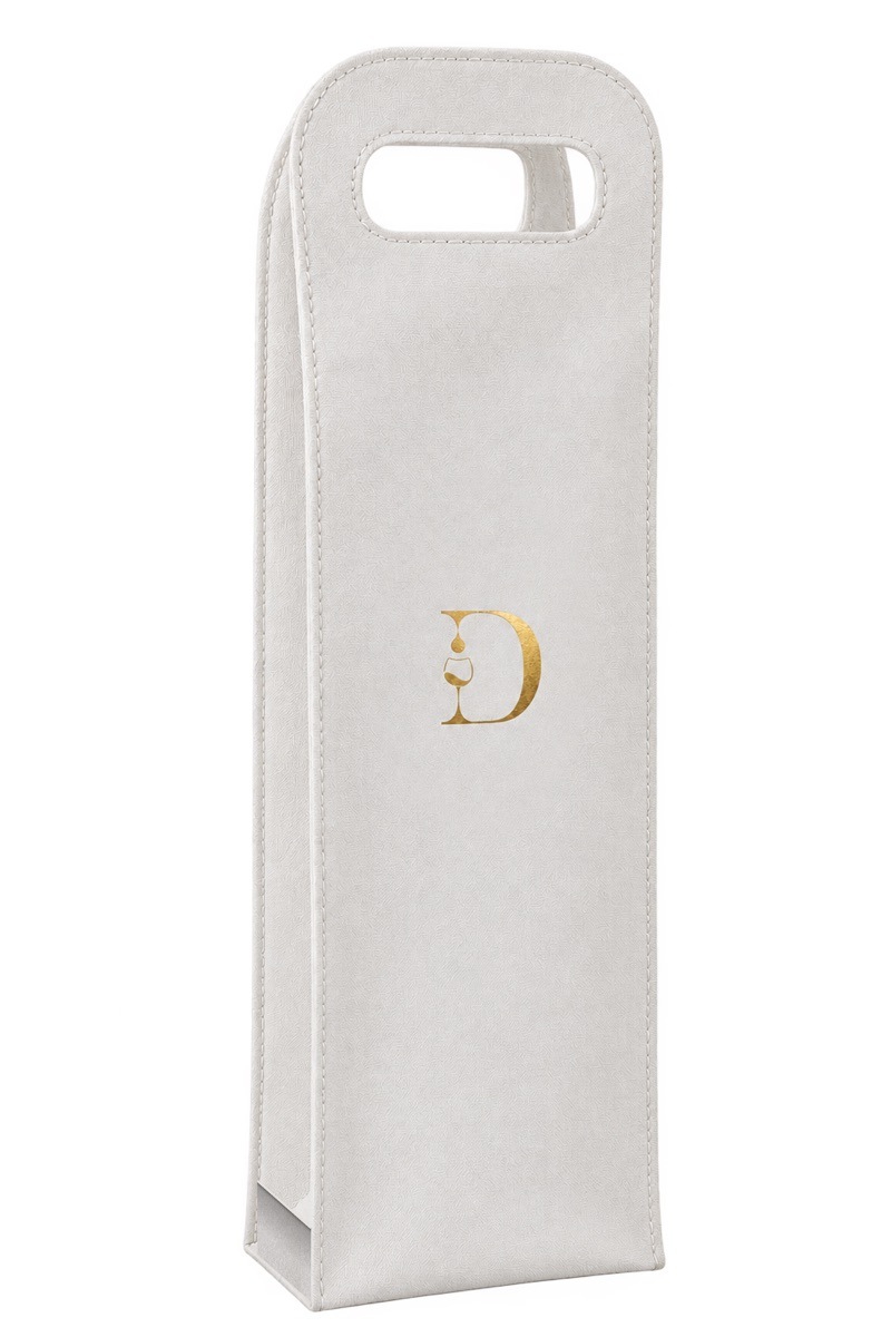Wine Bag · White Banner, front — Destinto