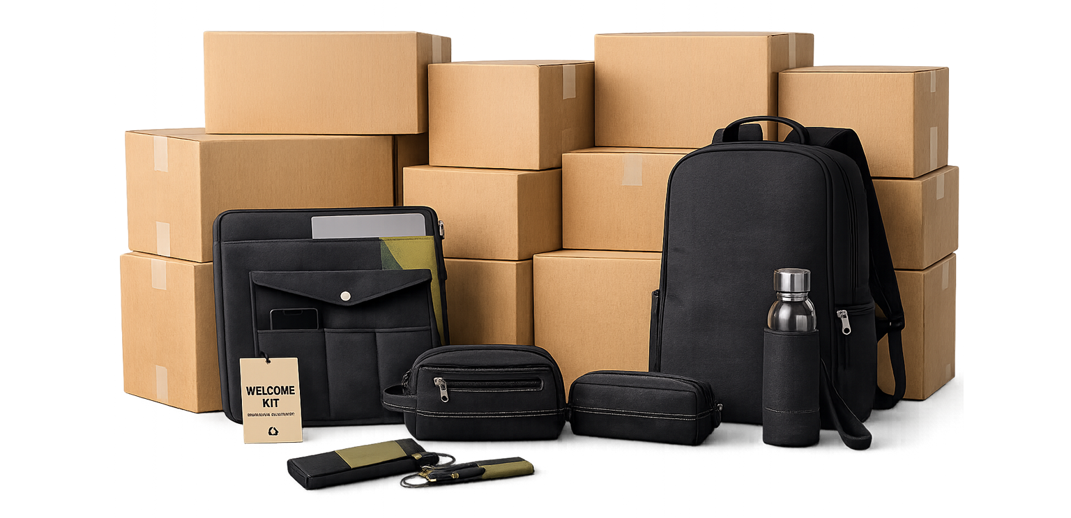 Recurring essentials programme with traceable packaging and operational products